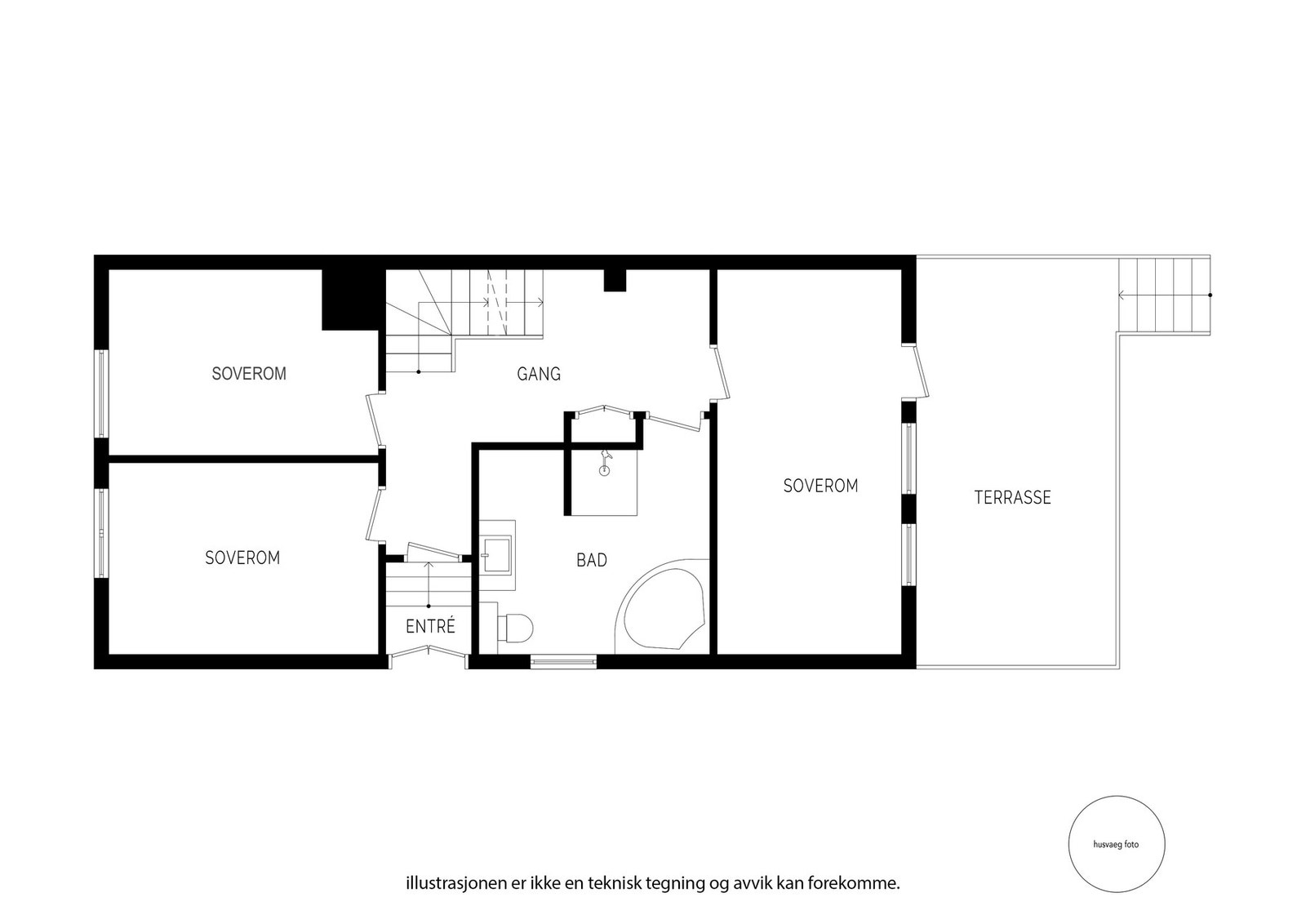 Plantegning 1.etasje Galleribilde