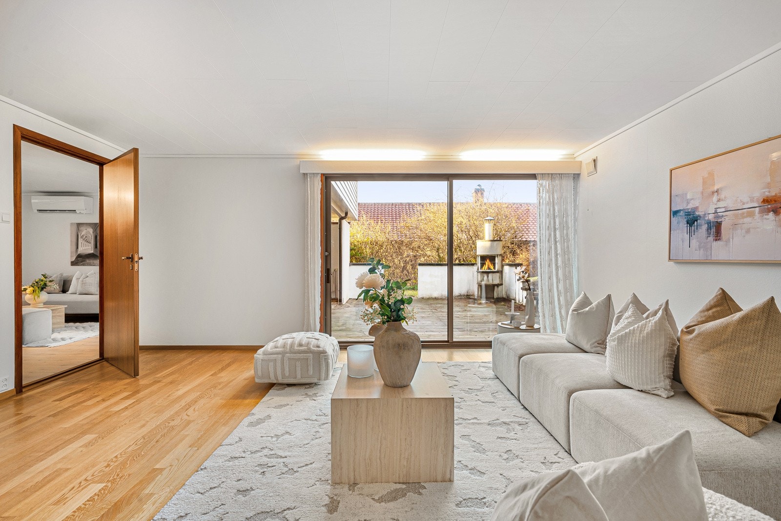 Skyvedør til uteplass Galleribilde