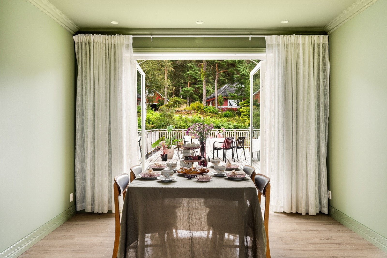 Her kan en samle familien til koselige måltider. Galleribilde