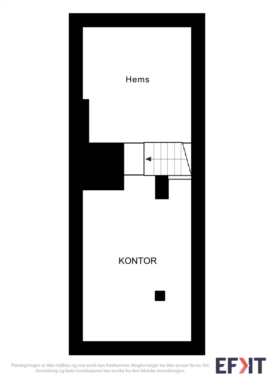 Planskisse - hems. Galleribilde