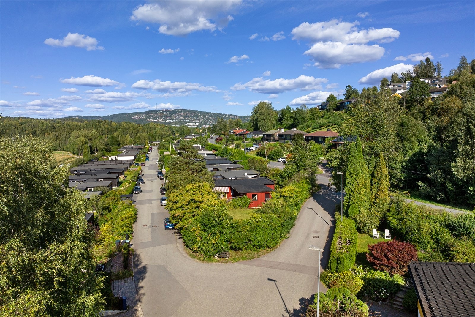 Røyskattlia er en blindvei med minimalt trafikk Galleribilde