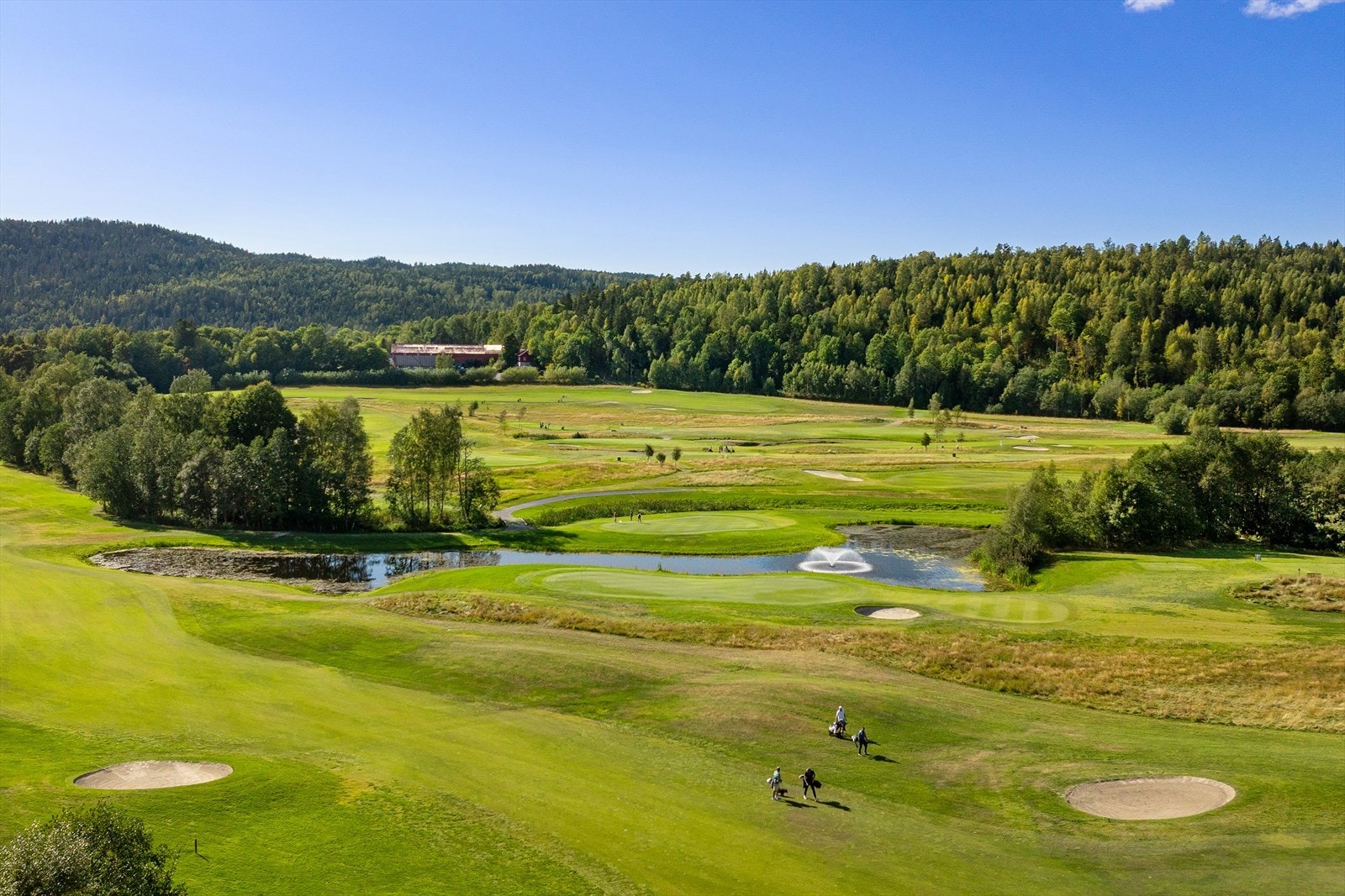 Haga golfbane rett over veien Galleribilde