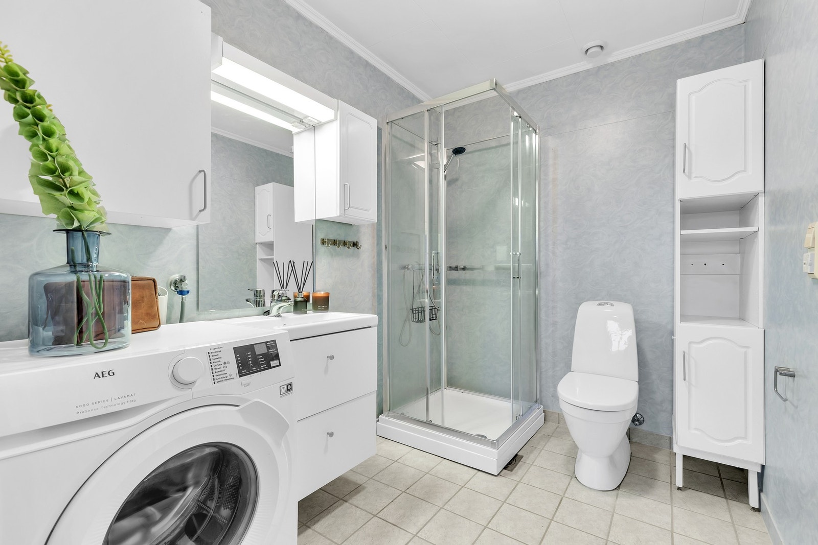 Bad på 4,9 kvm. Galleribilde