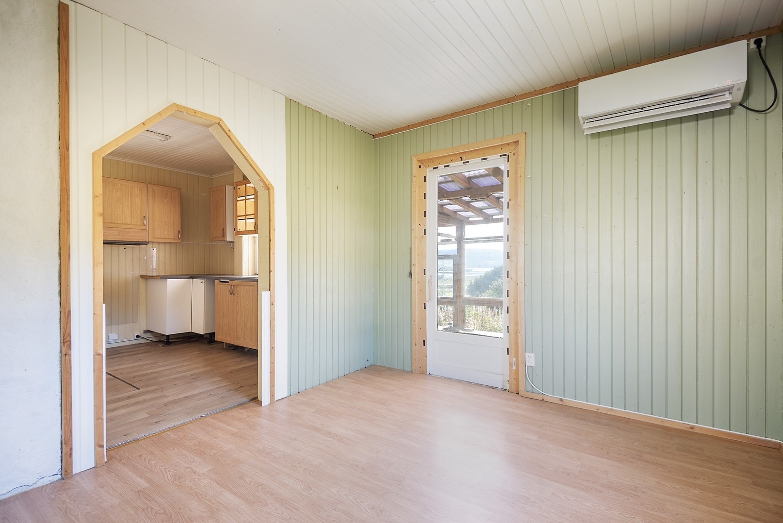 Varmepumpe i stuen. Galleribilde