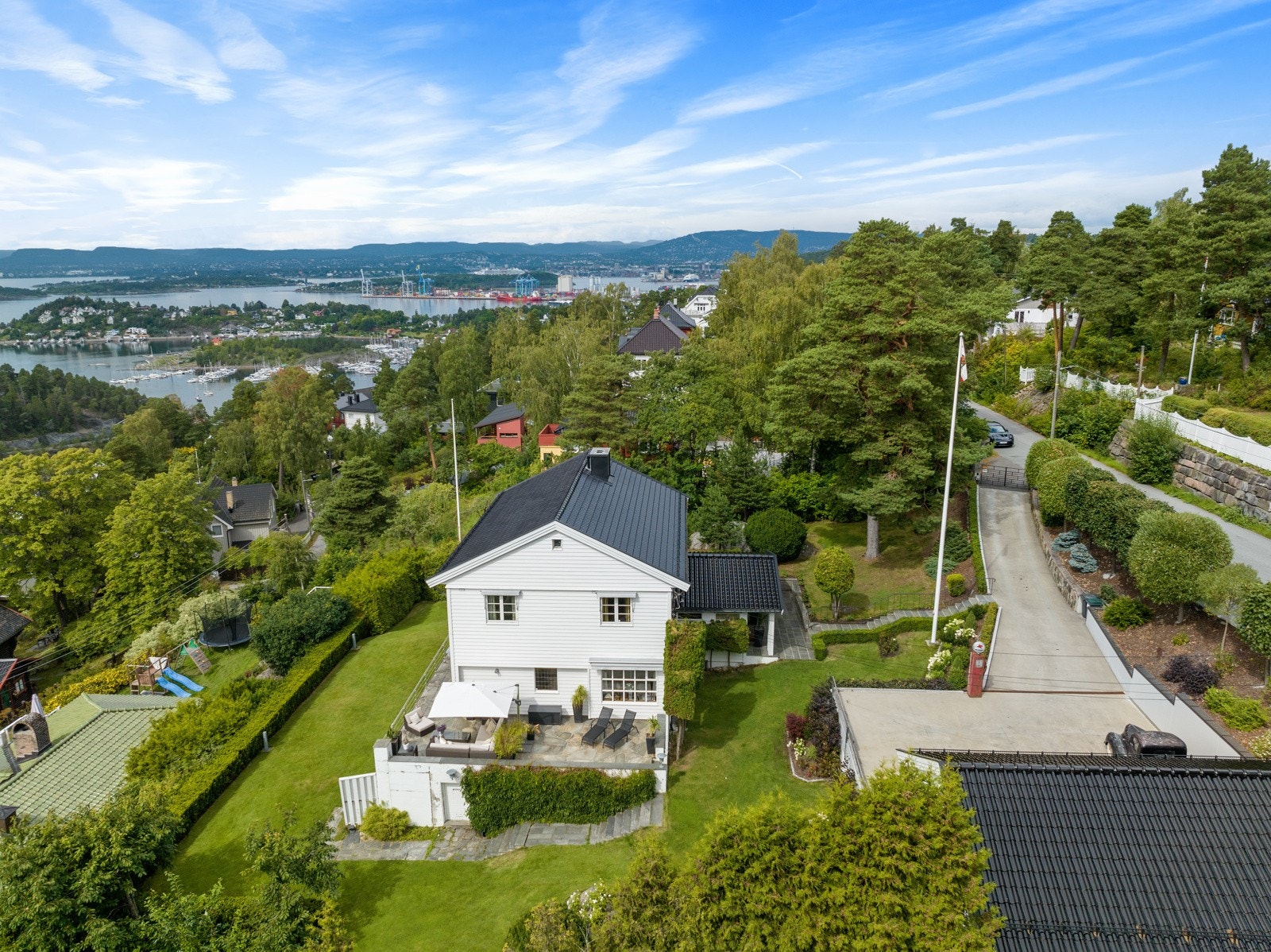 Hagen er opparbeidet og inngjerdet Galleribilde