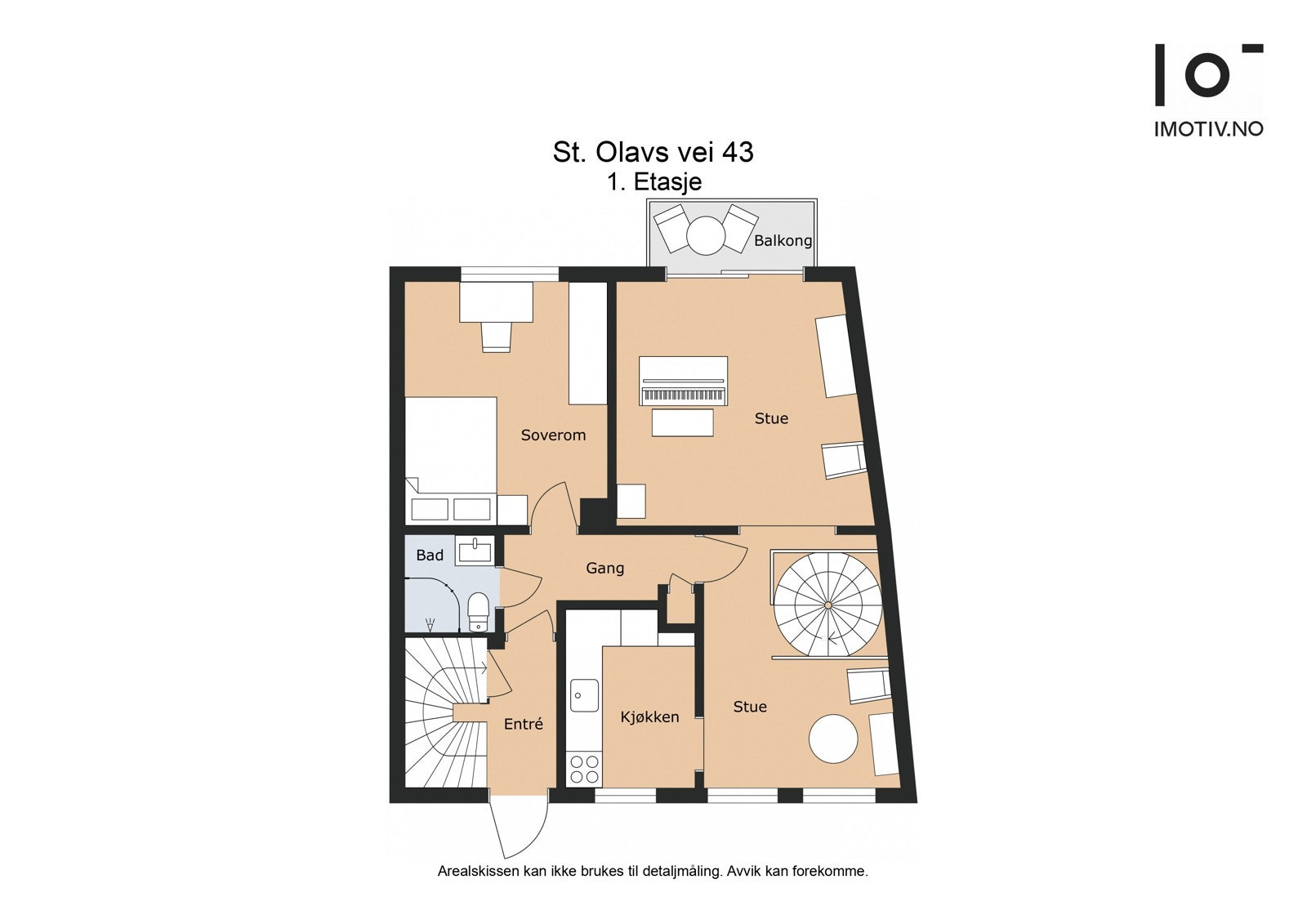 Plantegning 1.etg Galleribilde