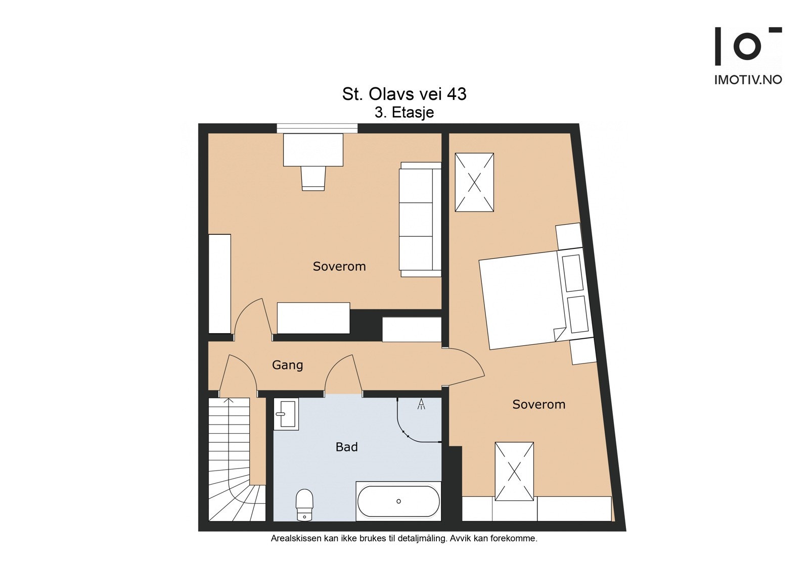 Plantegning 3.etg Galleribilde