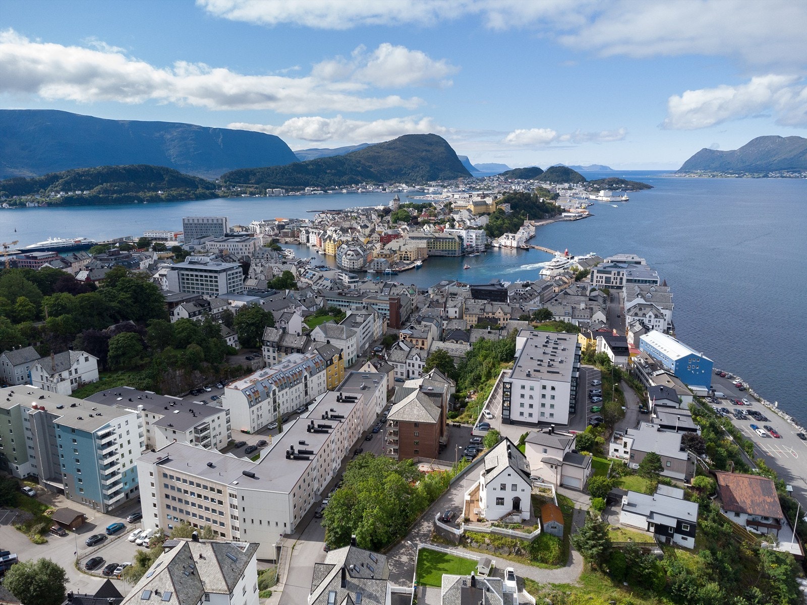 Dronebilde Galleribilde