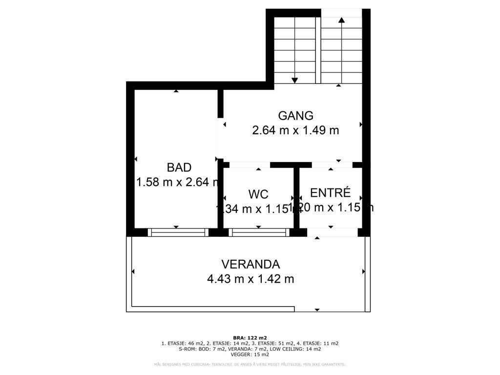 Plantegning adkomst Galleribilde