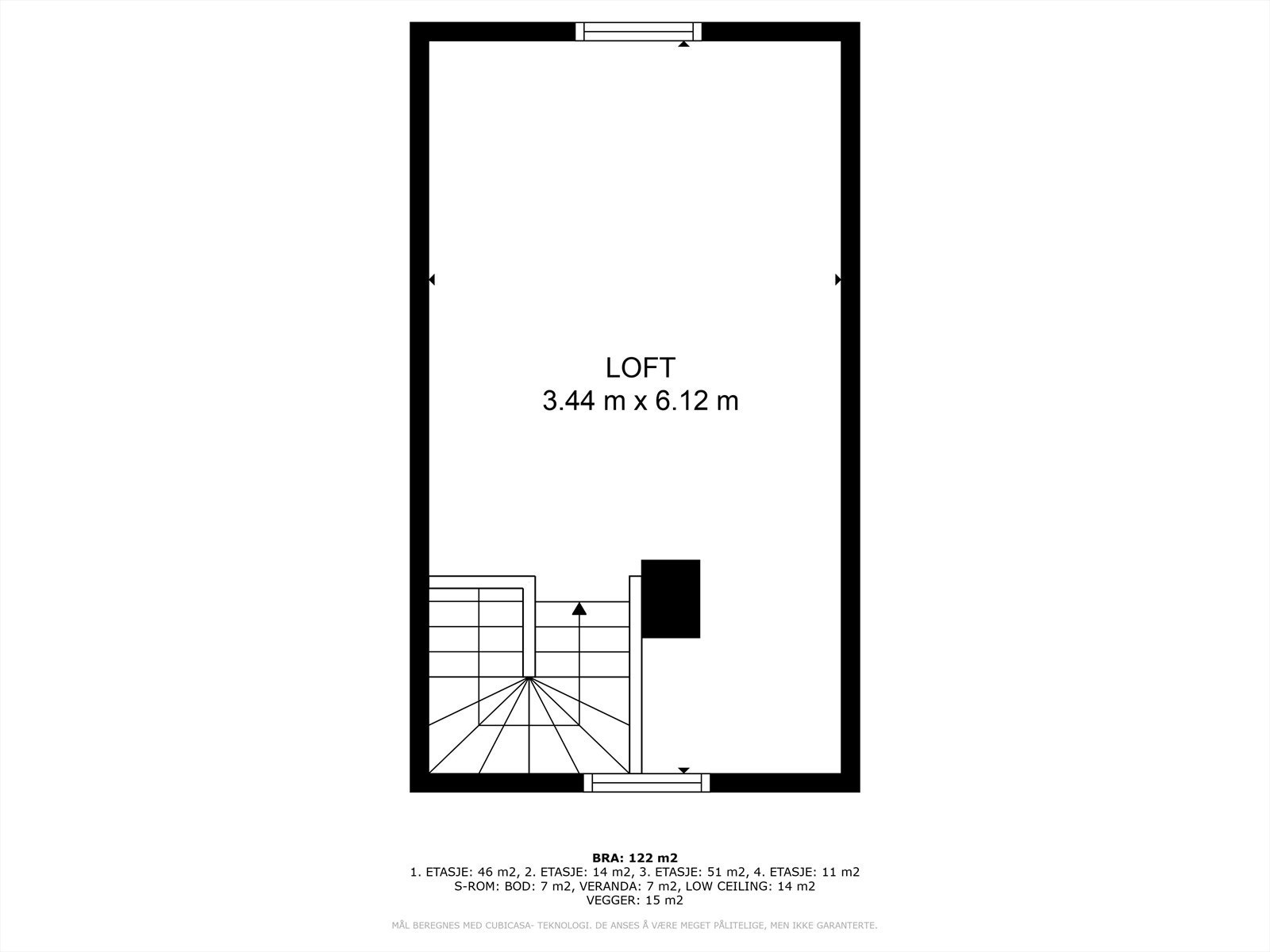 Plantegning Loft Galleribilde