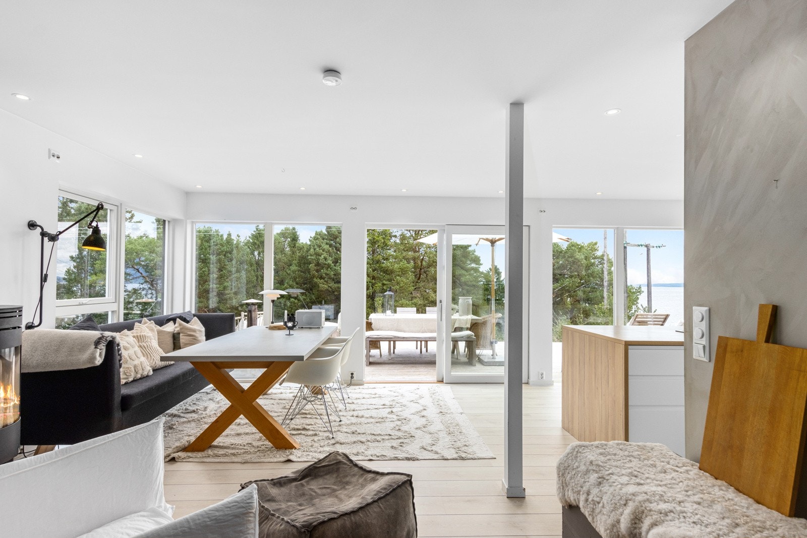 Direkte utgang til den store terrassen Galleribilde