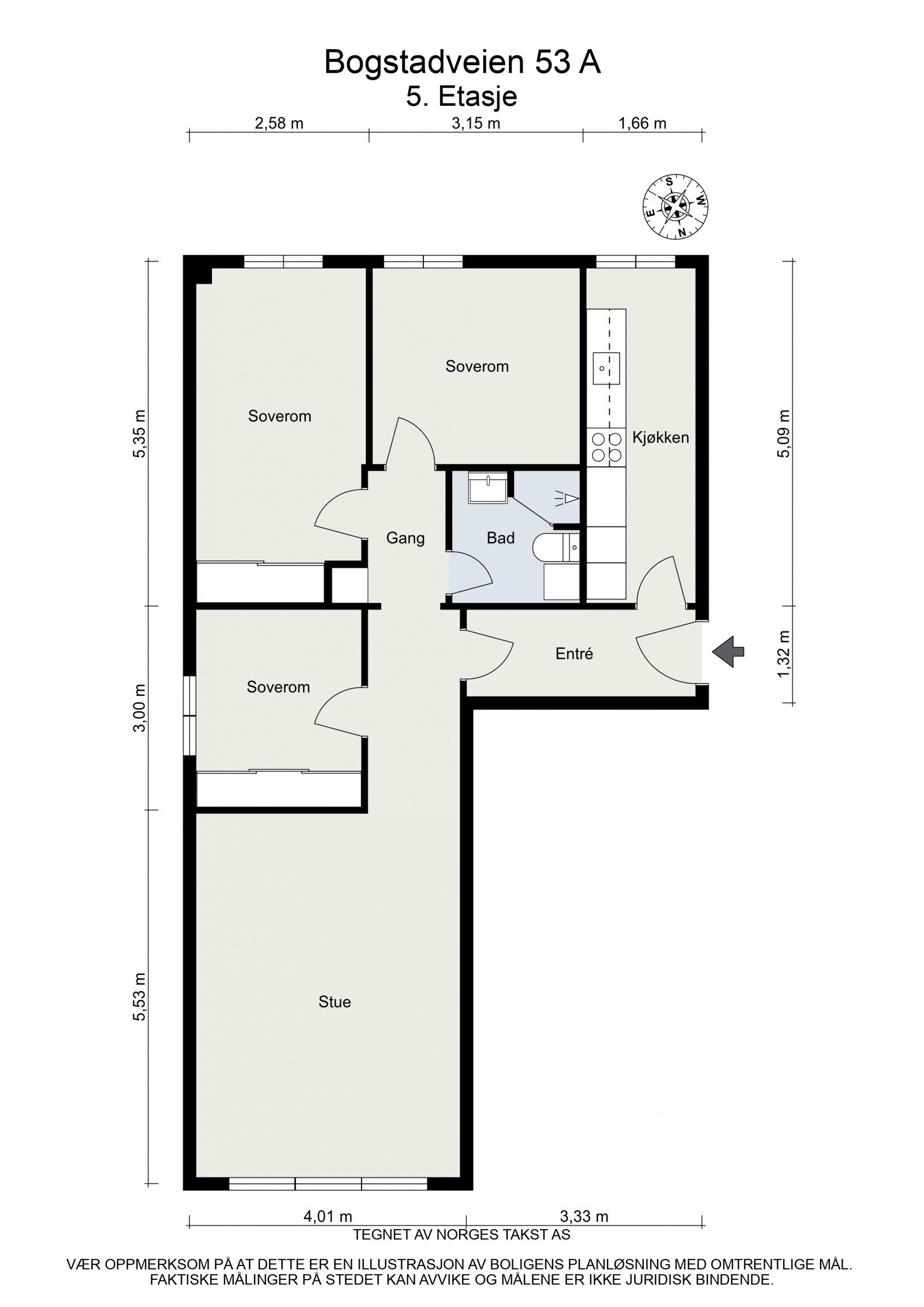 Planskisse Galleribilde