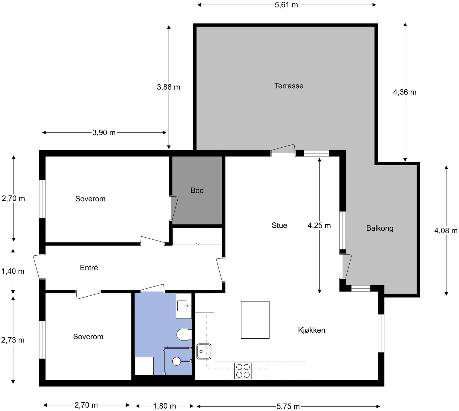 Plantegning Galleribilde