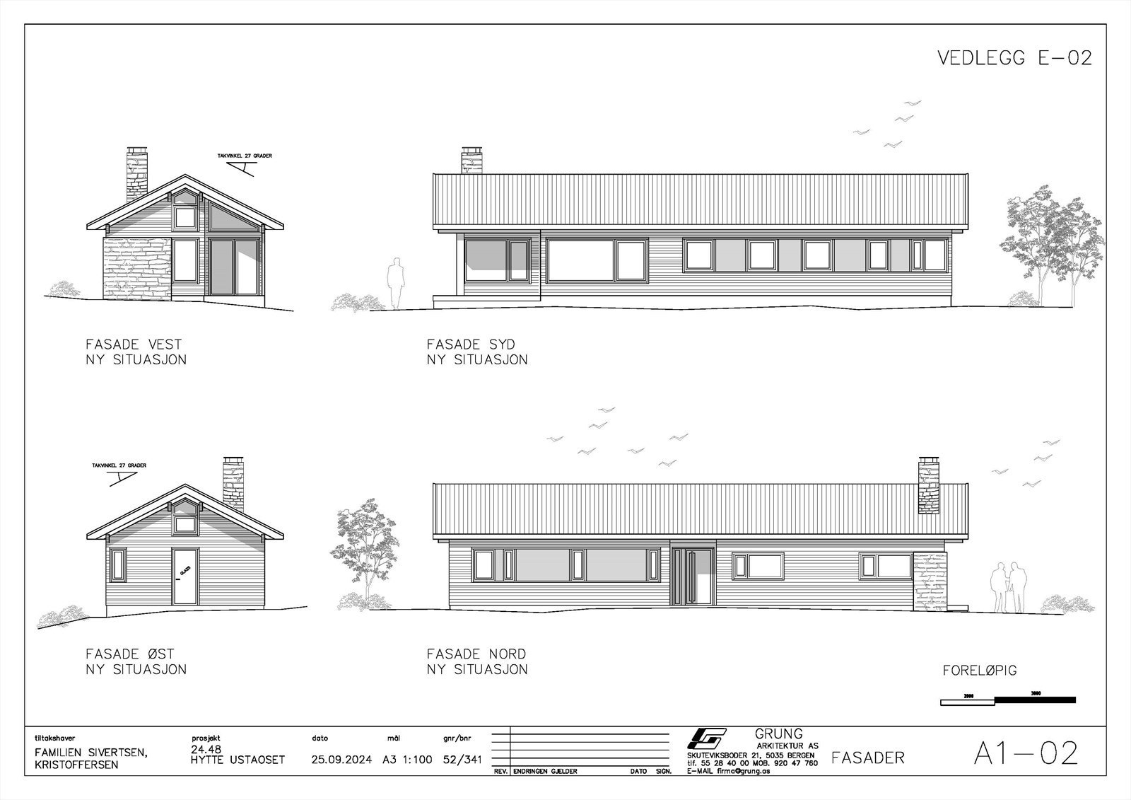 Fasadetegninger - det foreligger rammetillatelse Galleribilde