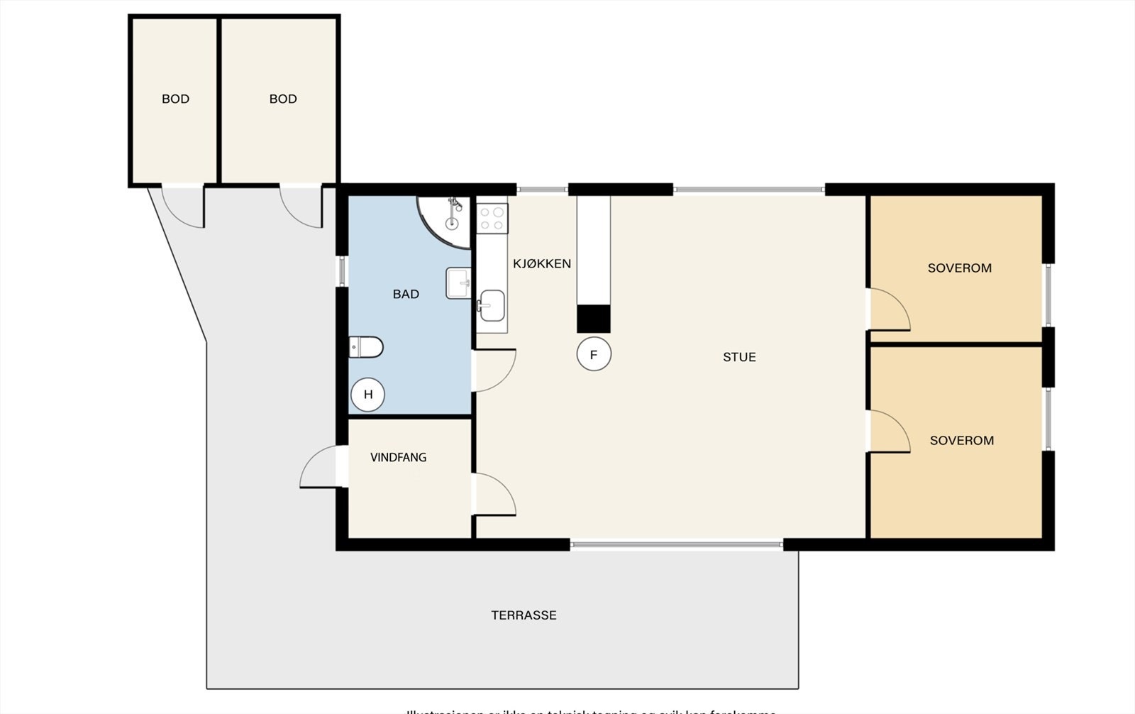 Plantegning Galleribilde