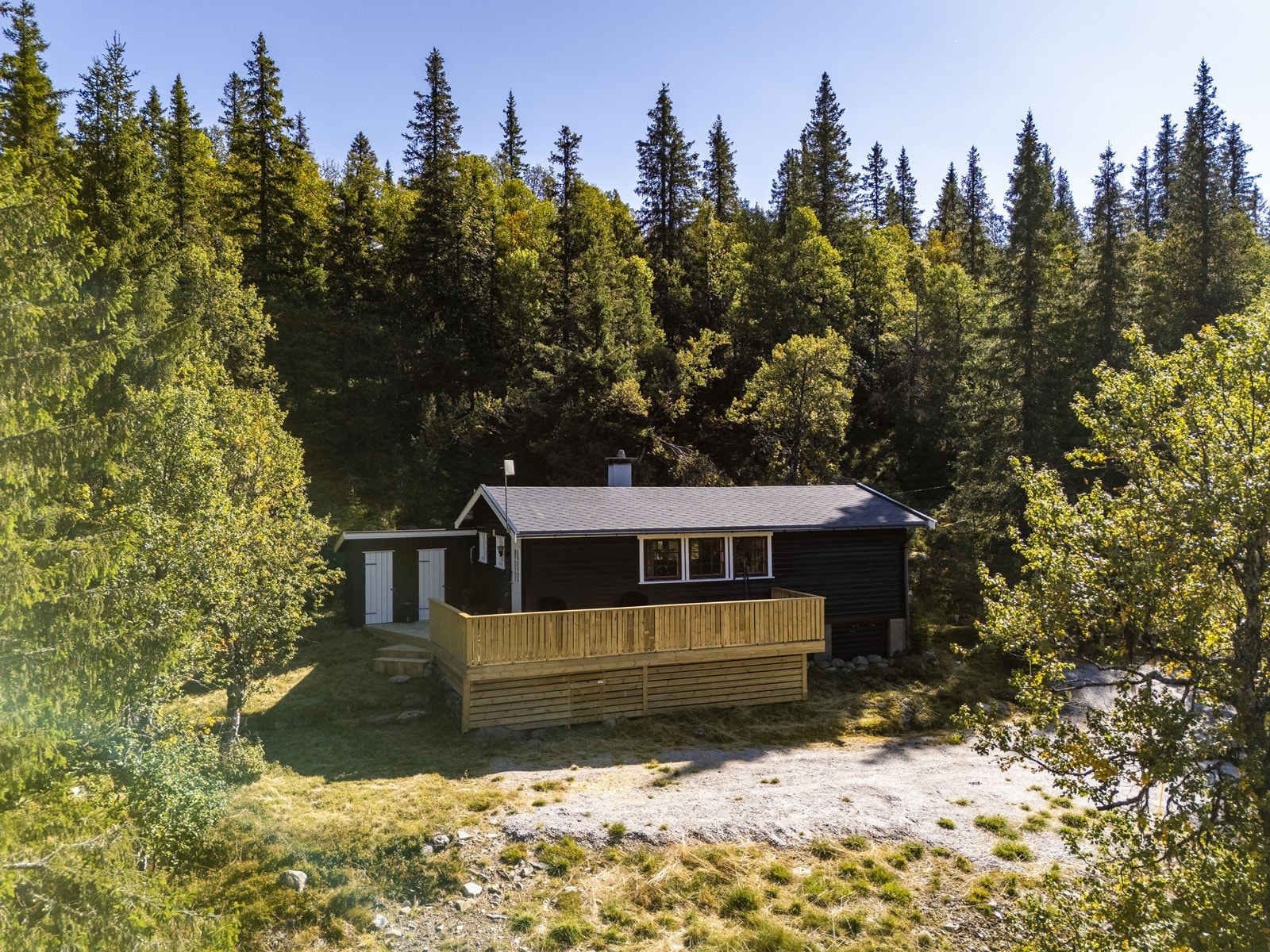 Her får du en tidløs atmosfære - perfekt for deg som søker ro og ekte hyttestemning. Galleribilde