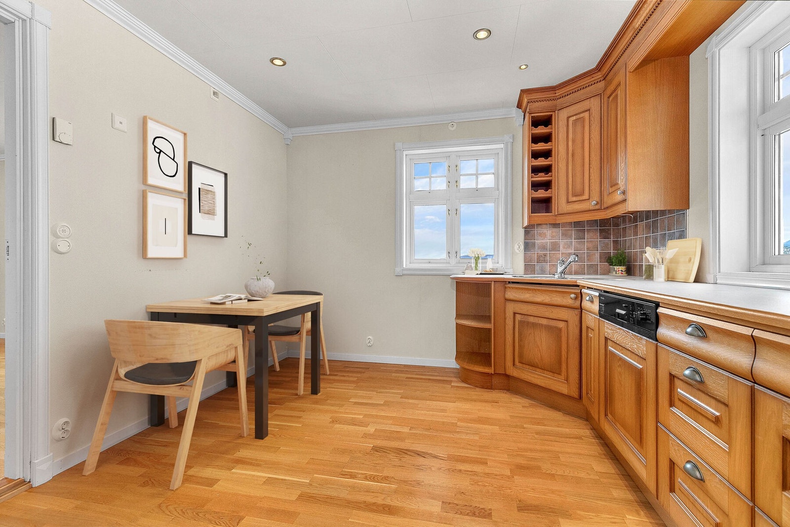 2etg - Kjøkken 3 Digitalt møblert Galleribilde