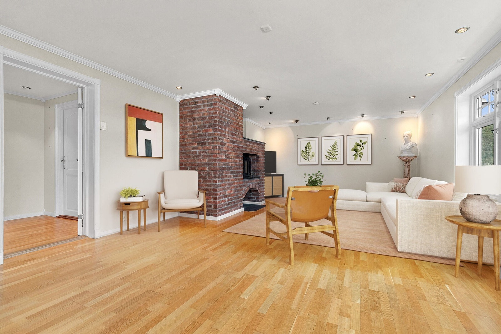 1etg - Stue- Digitalt møblert Galleribilde