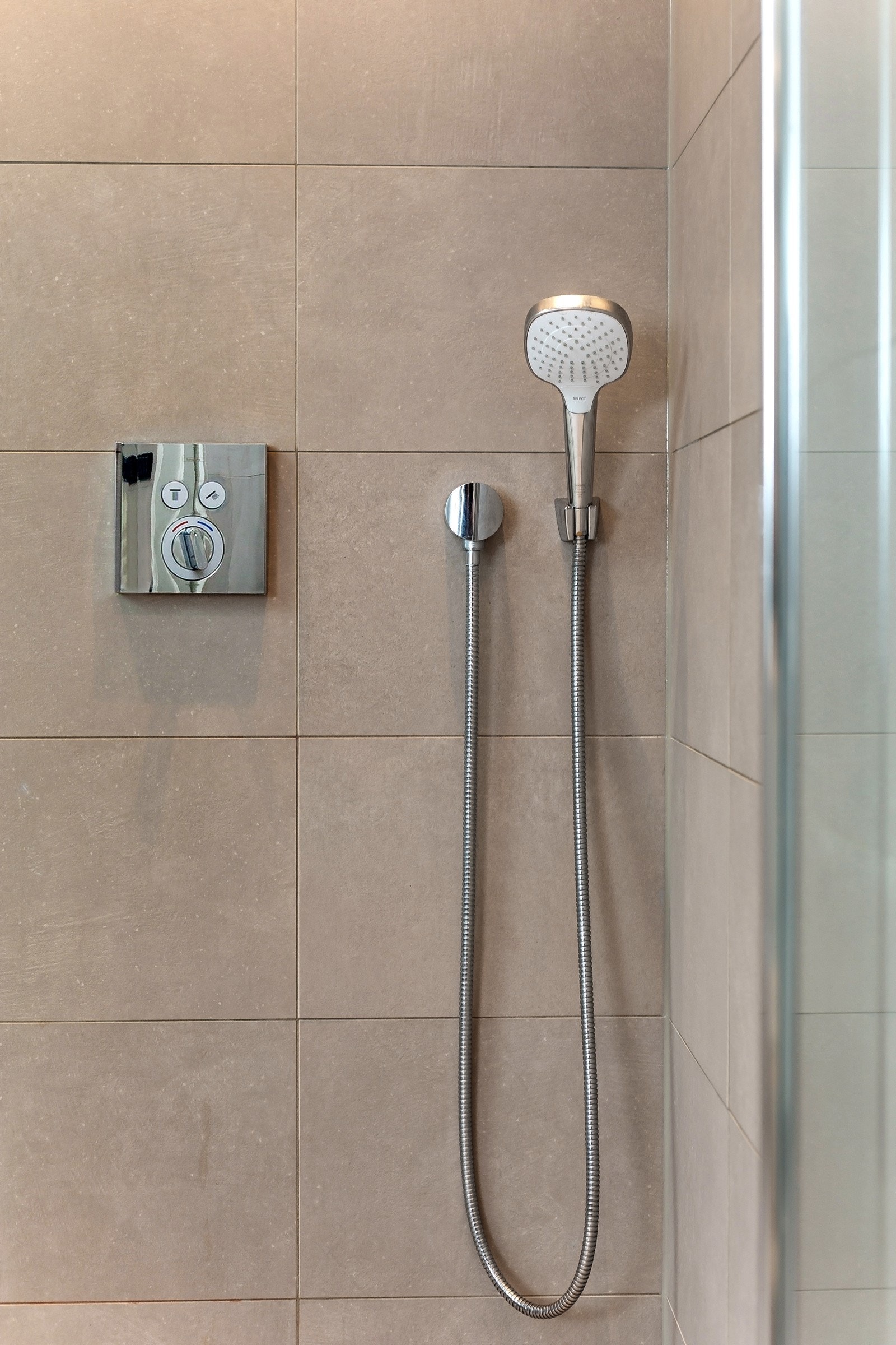 Detaljer dusjsone. Galleribilde