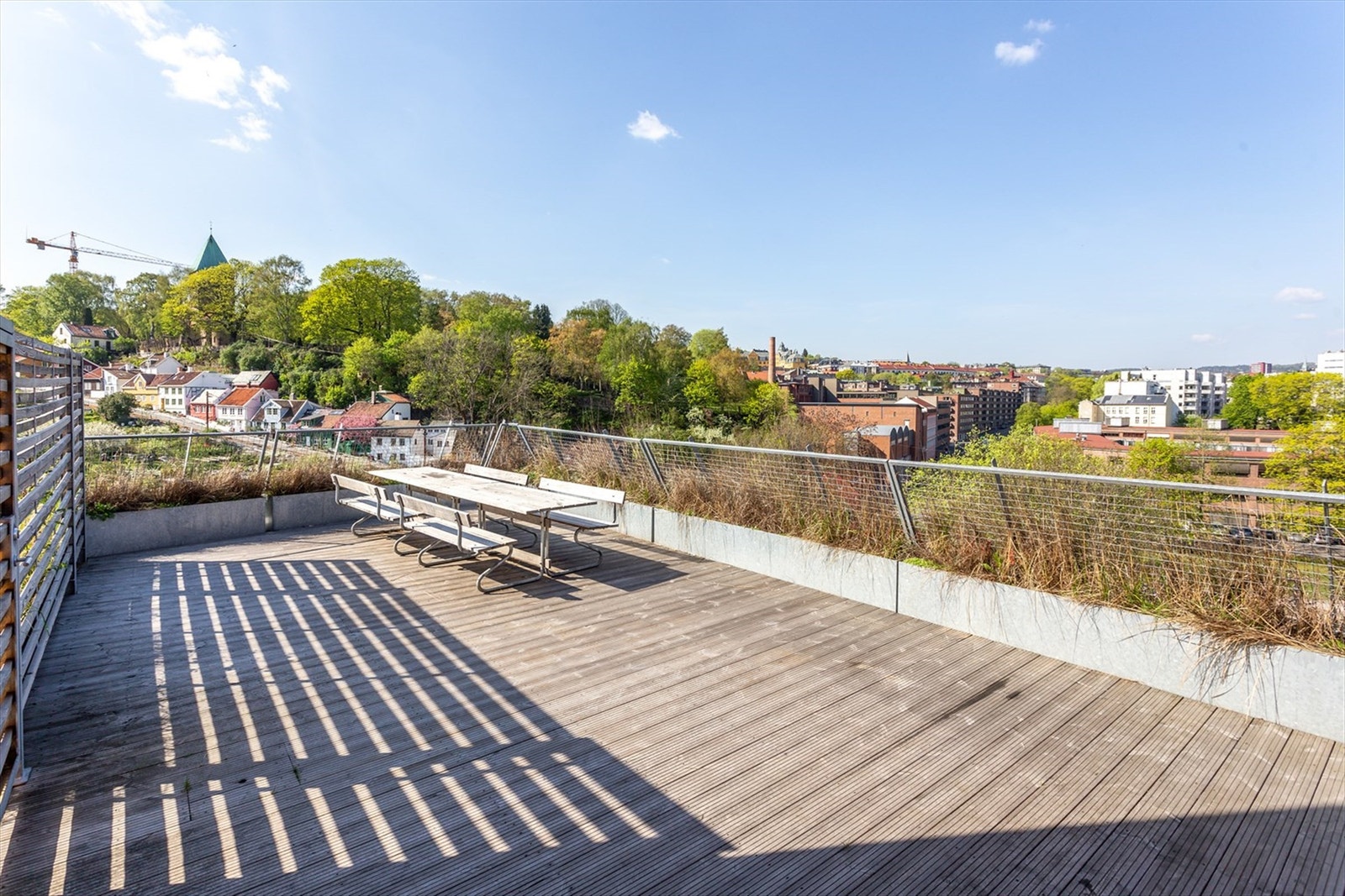 Felles takterrasse. Galleribilde