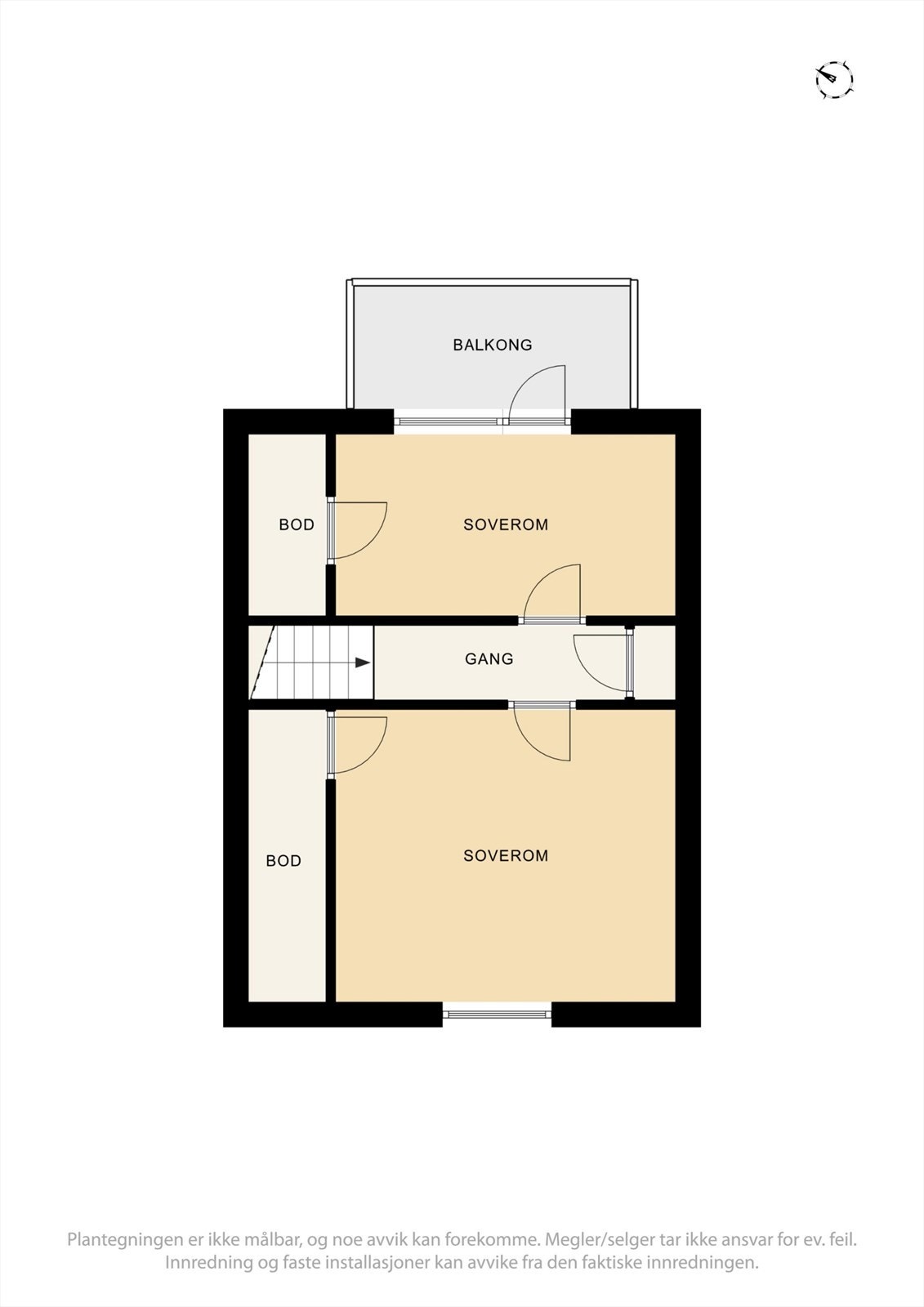 Planskisse 2. etasje Galleribilde