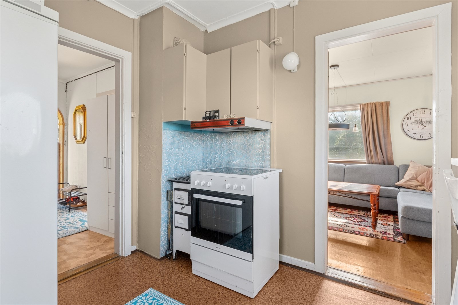 Åpen, lys og praktisk planløsning mellom rommene. Galleribilde