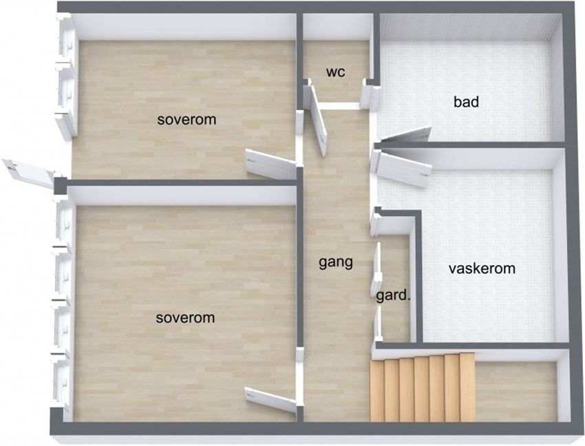 SKISSE - UNDER ETASJE Galleribilde