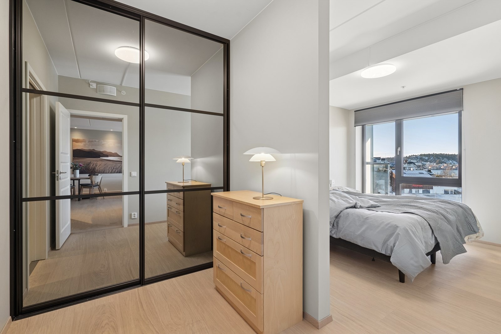 Privatavdeling i andre enden av leiligheten. Galleribilde