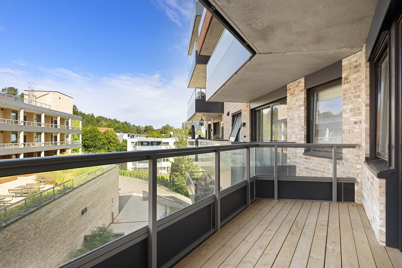 Skjermet balkong Galleribilde