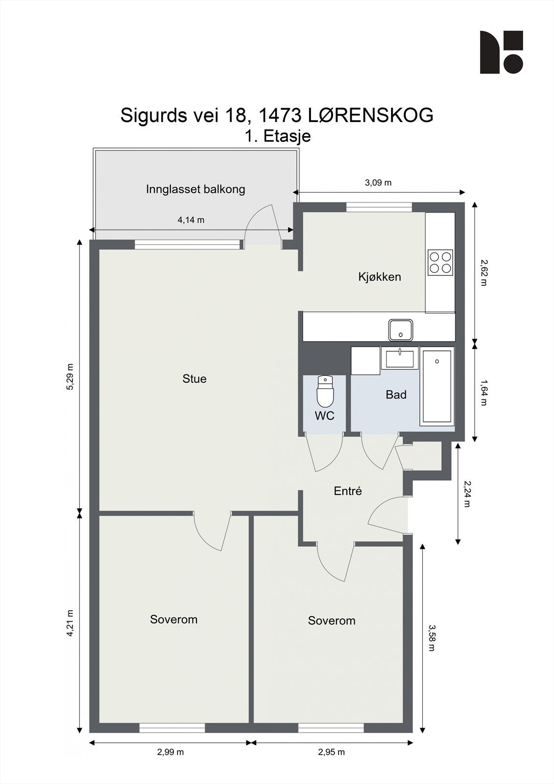 Plantegning. Galleribilde