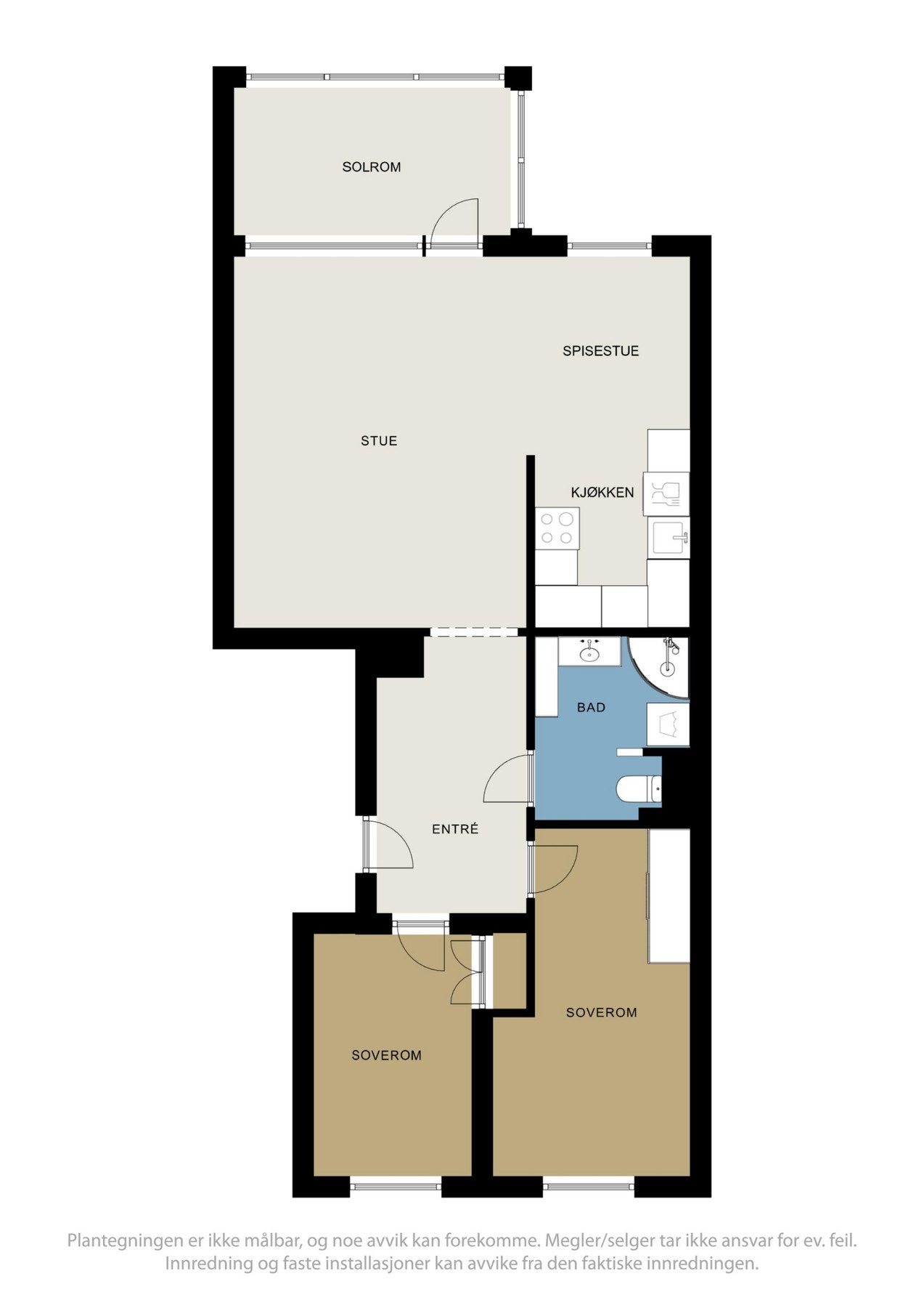 Plantegning. Galleribilde