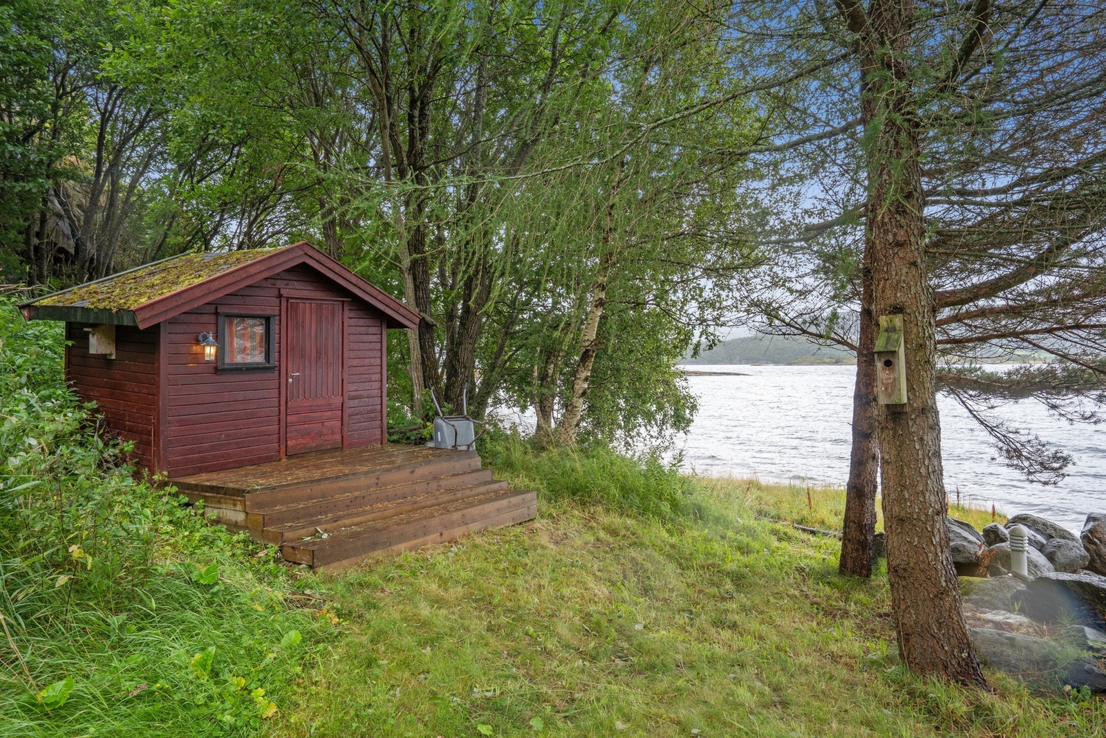 Praktisk utvendig bod. Galleribilde