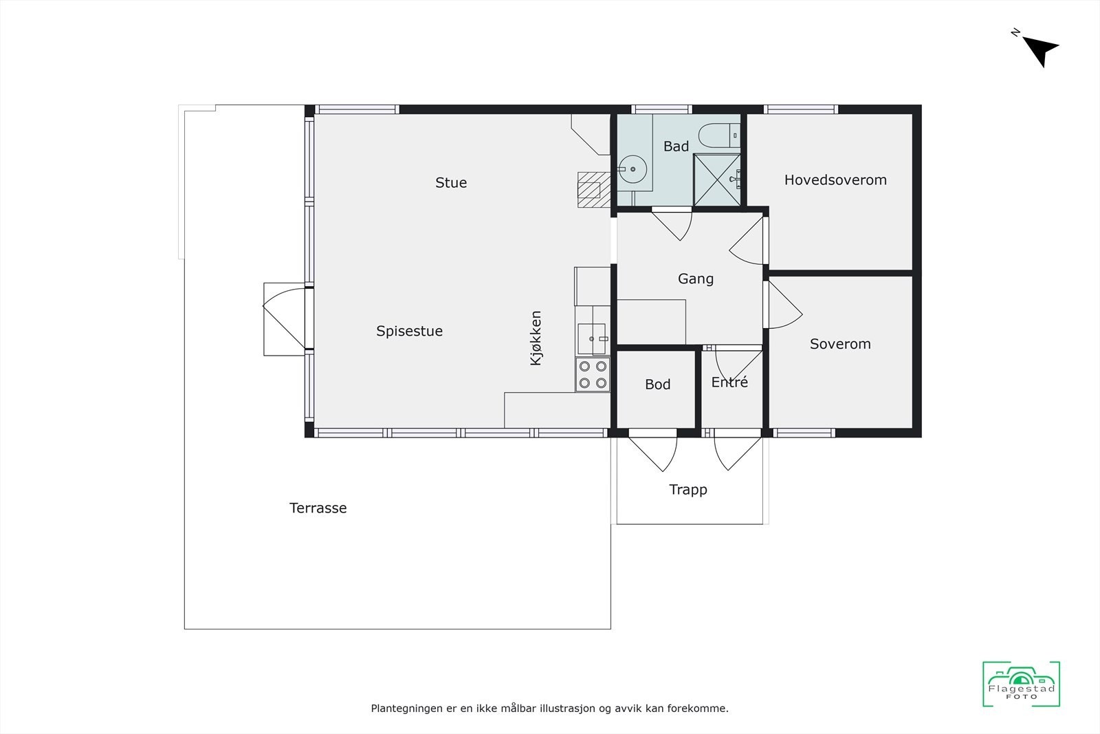 Plantegning Galleribilde