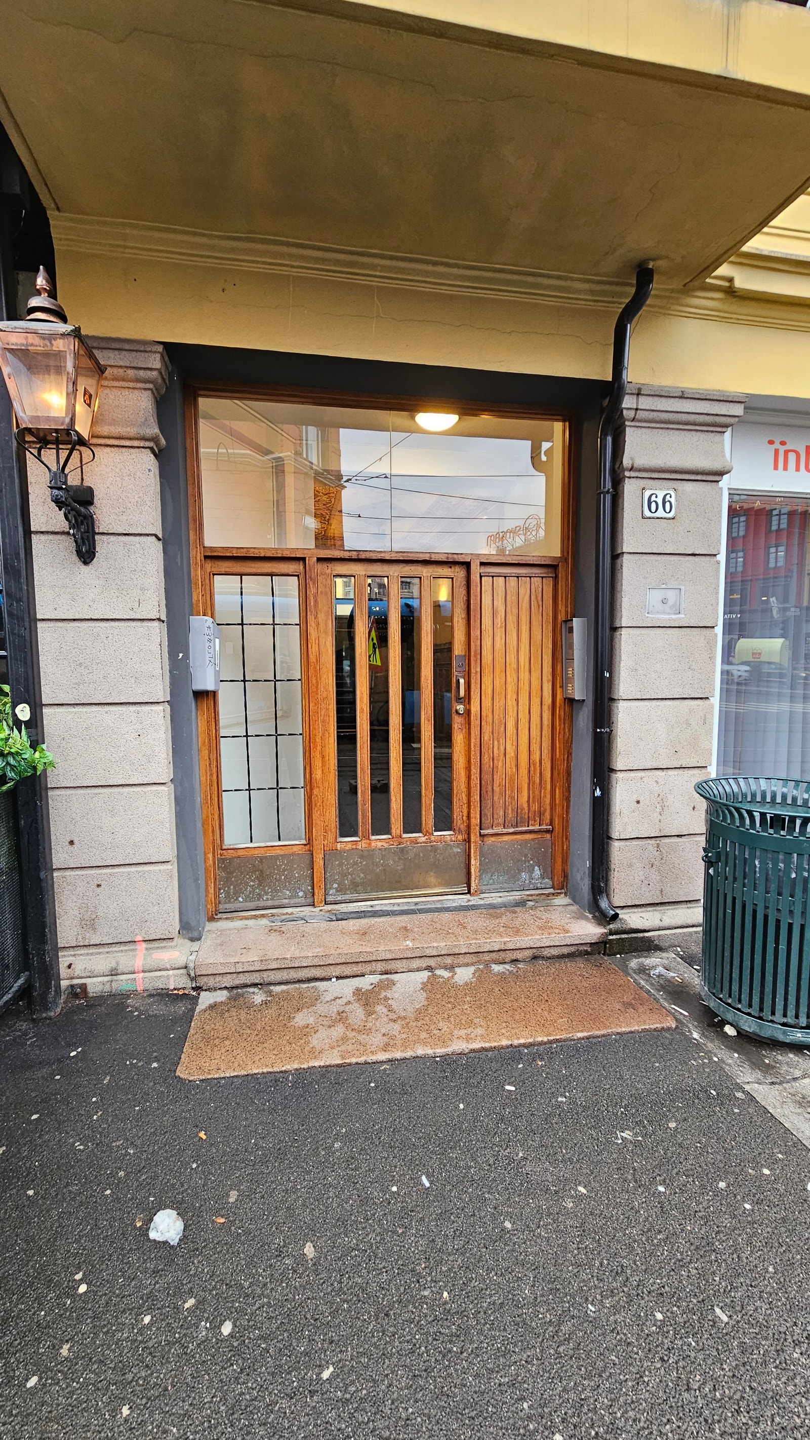 Inngangsparti gateplan Galleribilde