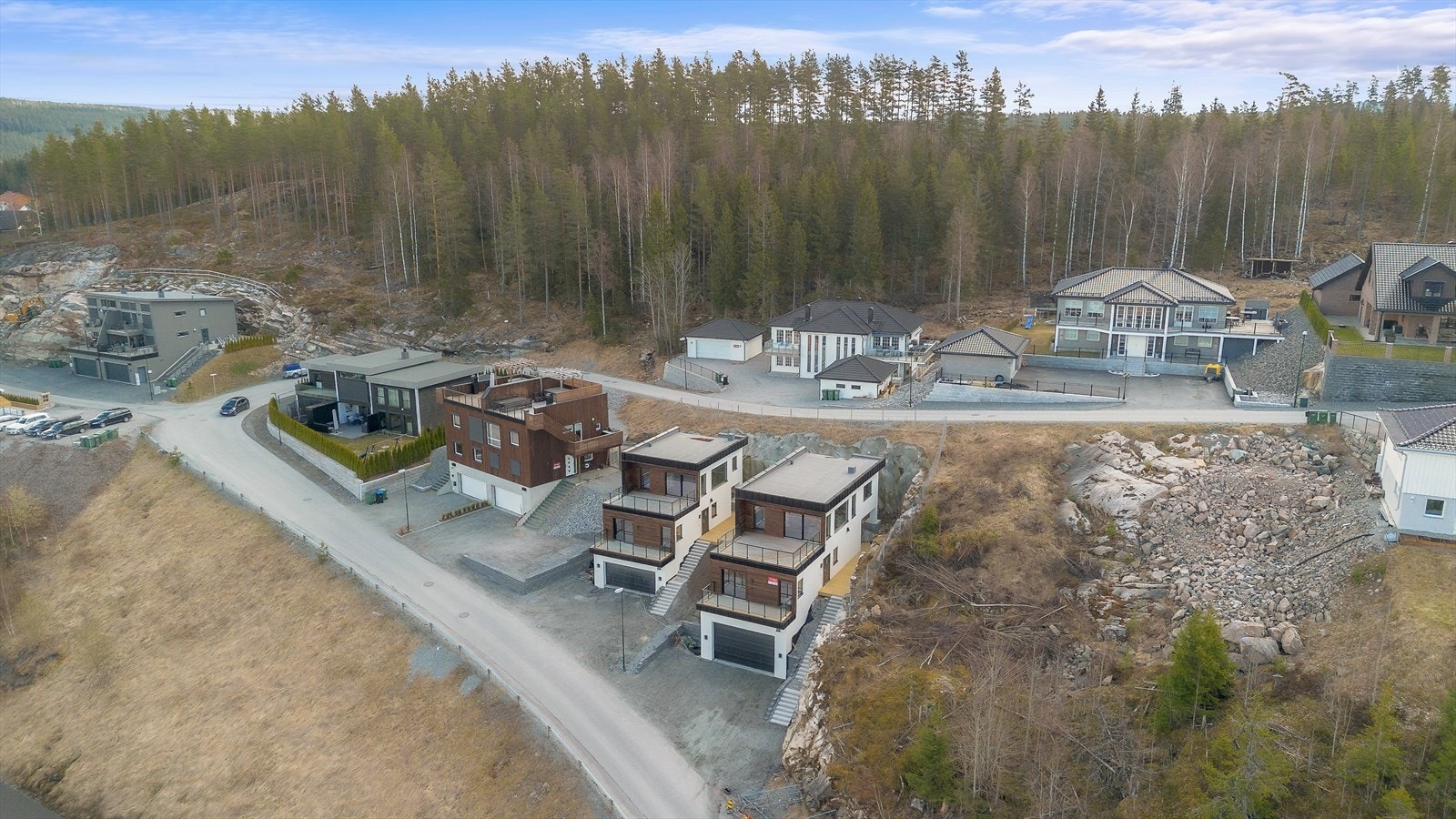 Oversiktsbilde av nabolaget. Galleribilde