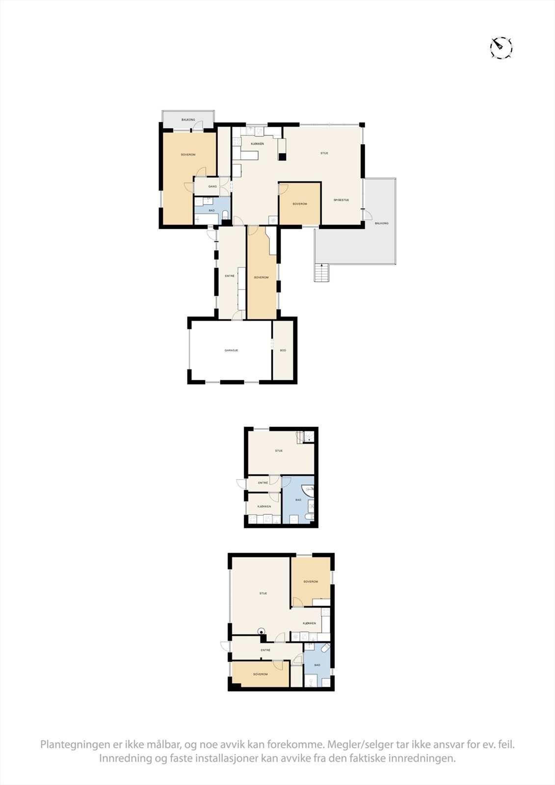 Plantegninger - Rolvsøyveien 13. Galleribilde