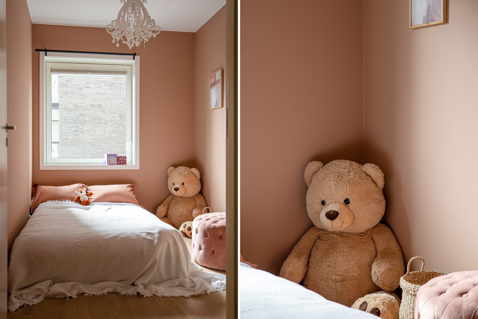 Rommene er malt i delikate fargevalg. Galleribilde