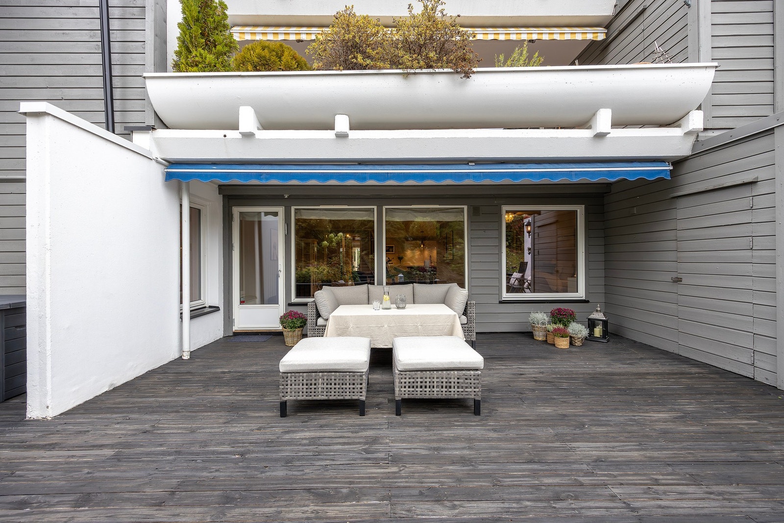 Her er det masse boltreplass for store og små samt gode solforhold fra formiddagen til kvelden. Galleribilde