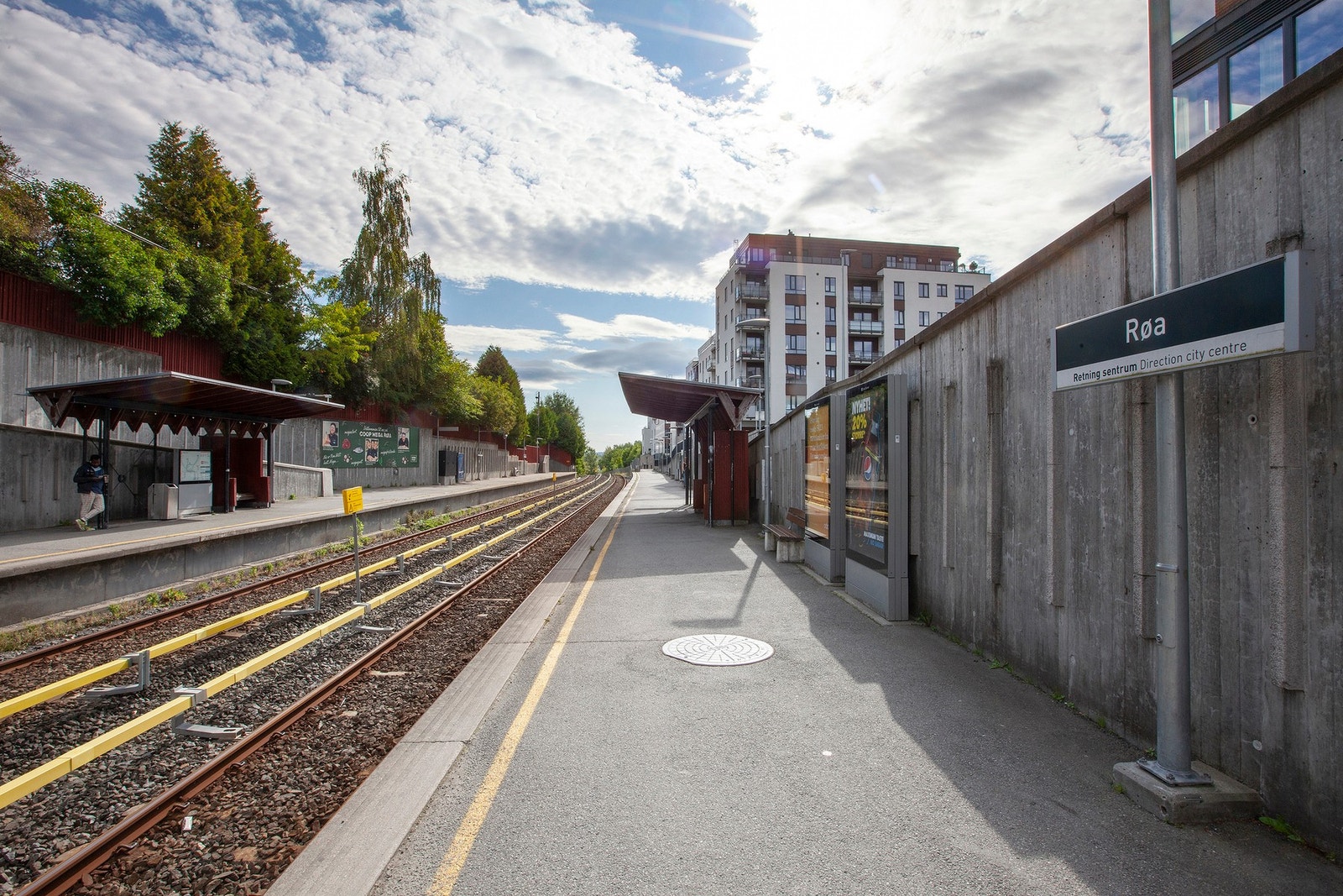 T-bane fra Røa. Galleribilde