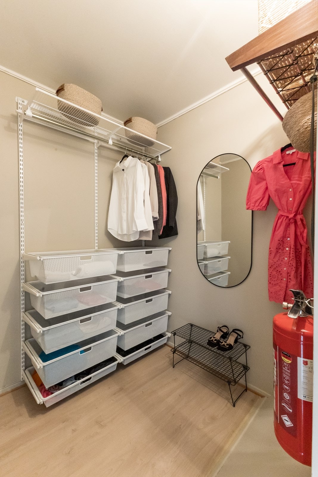 Innredet garderobeløsning. Galleribilde