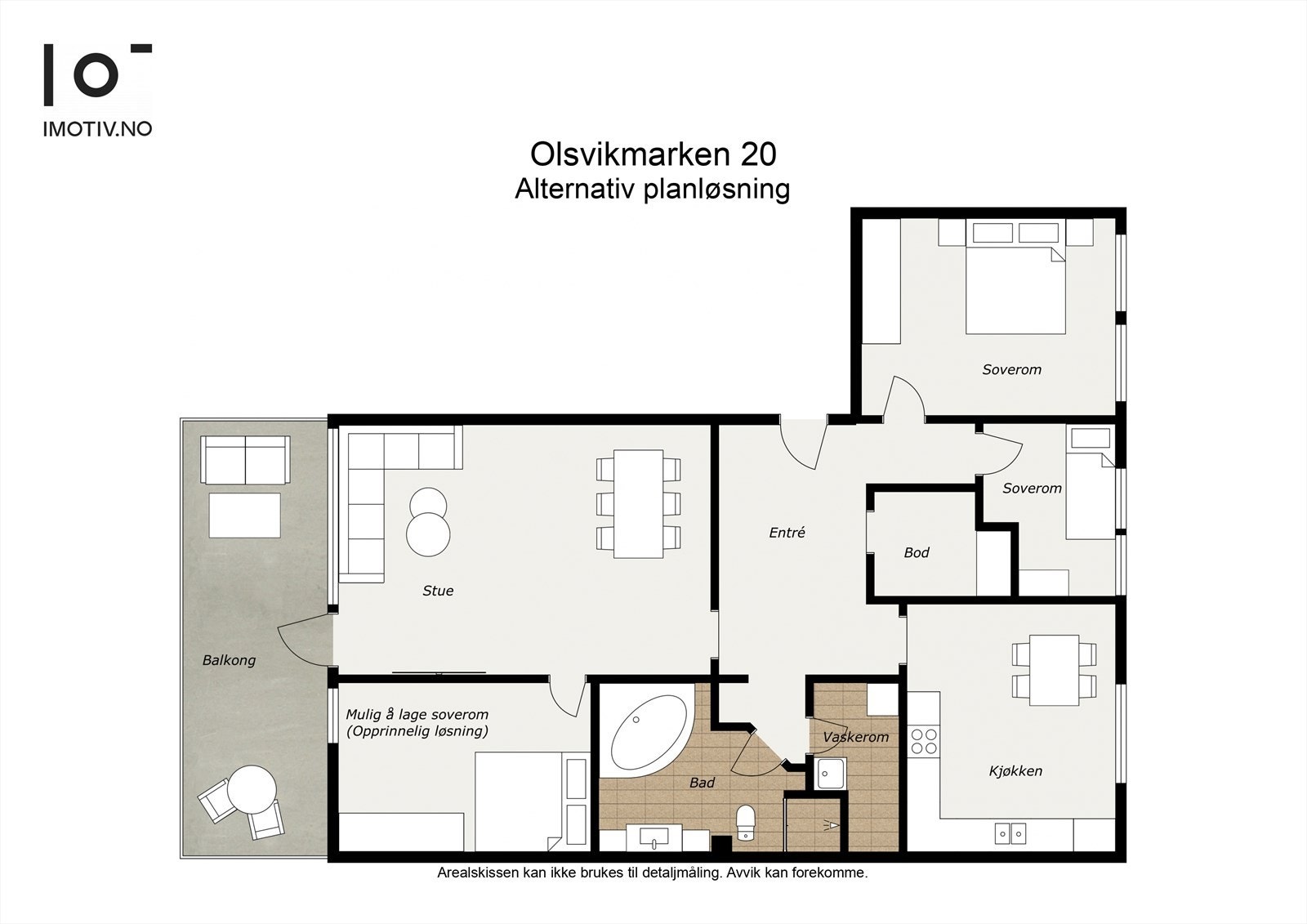 - Alternativ planløsning - Galleribilde