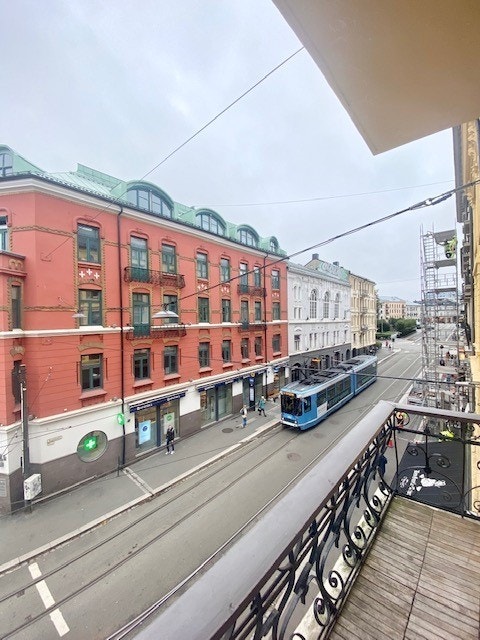 Utsikt fra balkongen Galleribilde