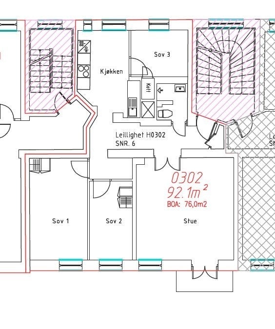 Plantegning Galleribilde