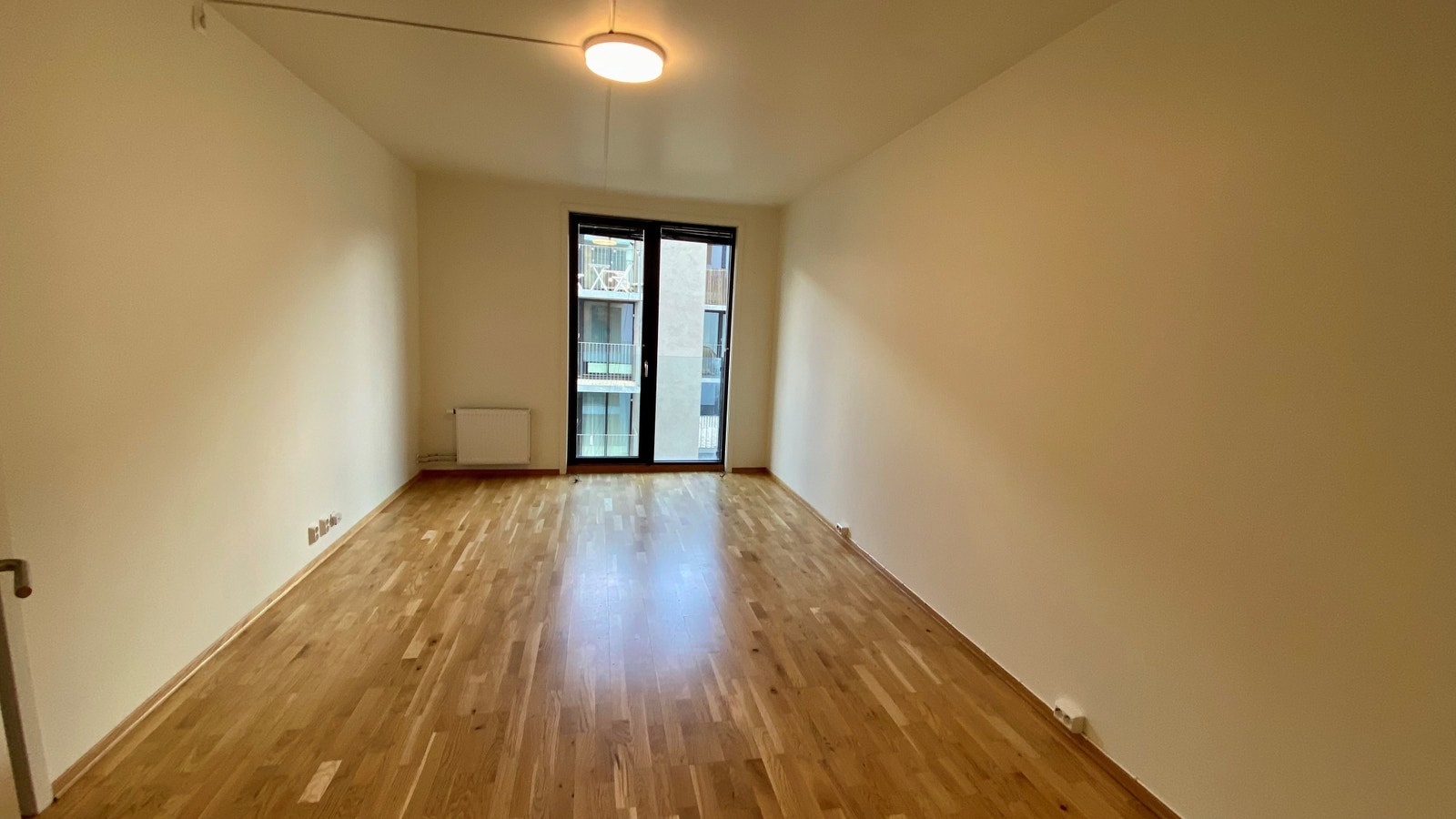 Stue med Fransk balkong Galleribilde