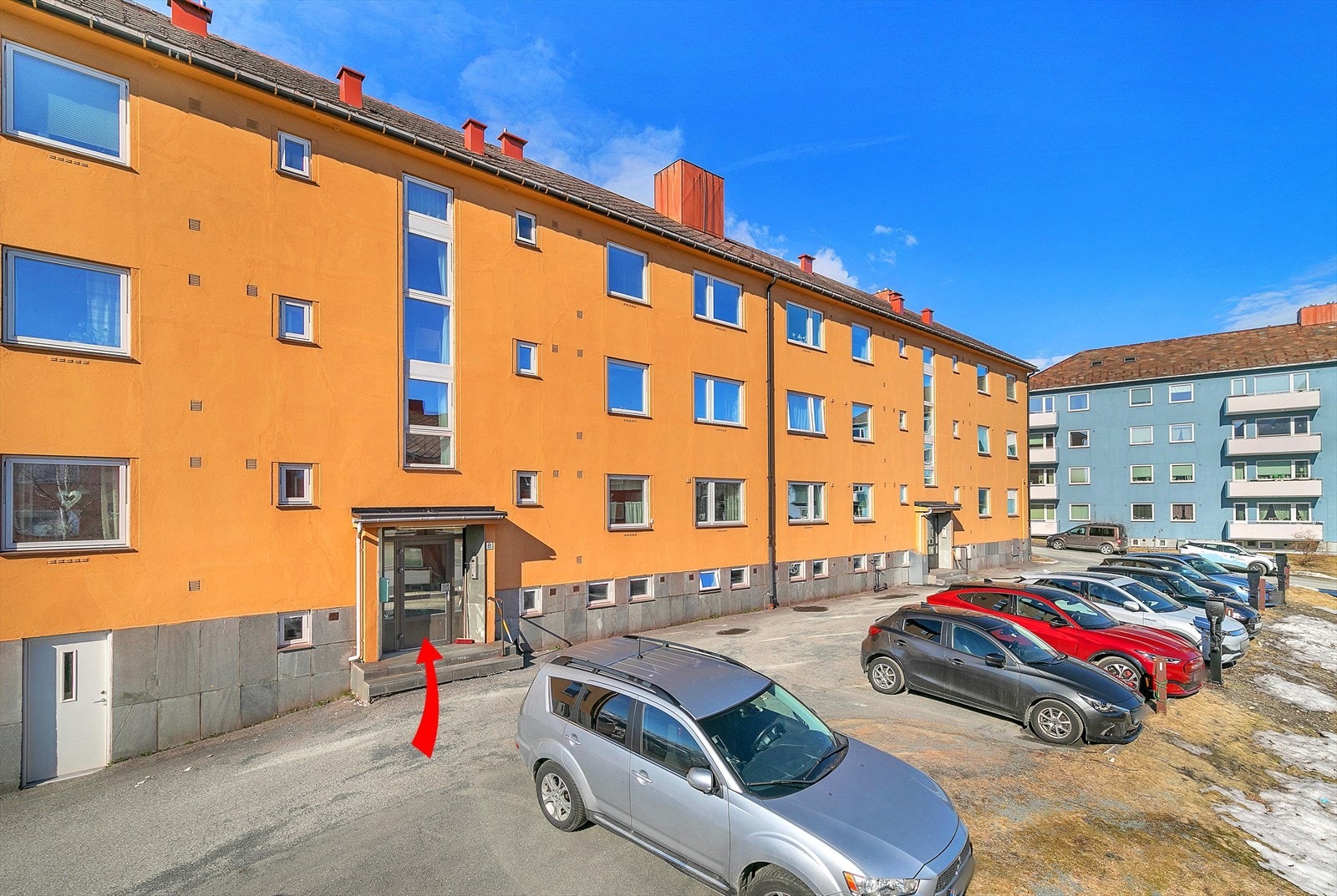 Borettslaget har også etablert seks el-billadere for beboerne Galleribilde
