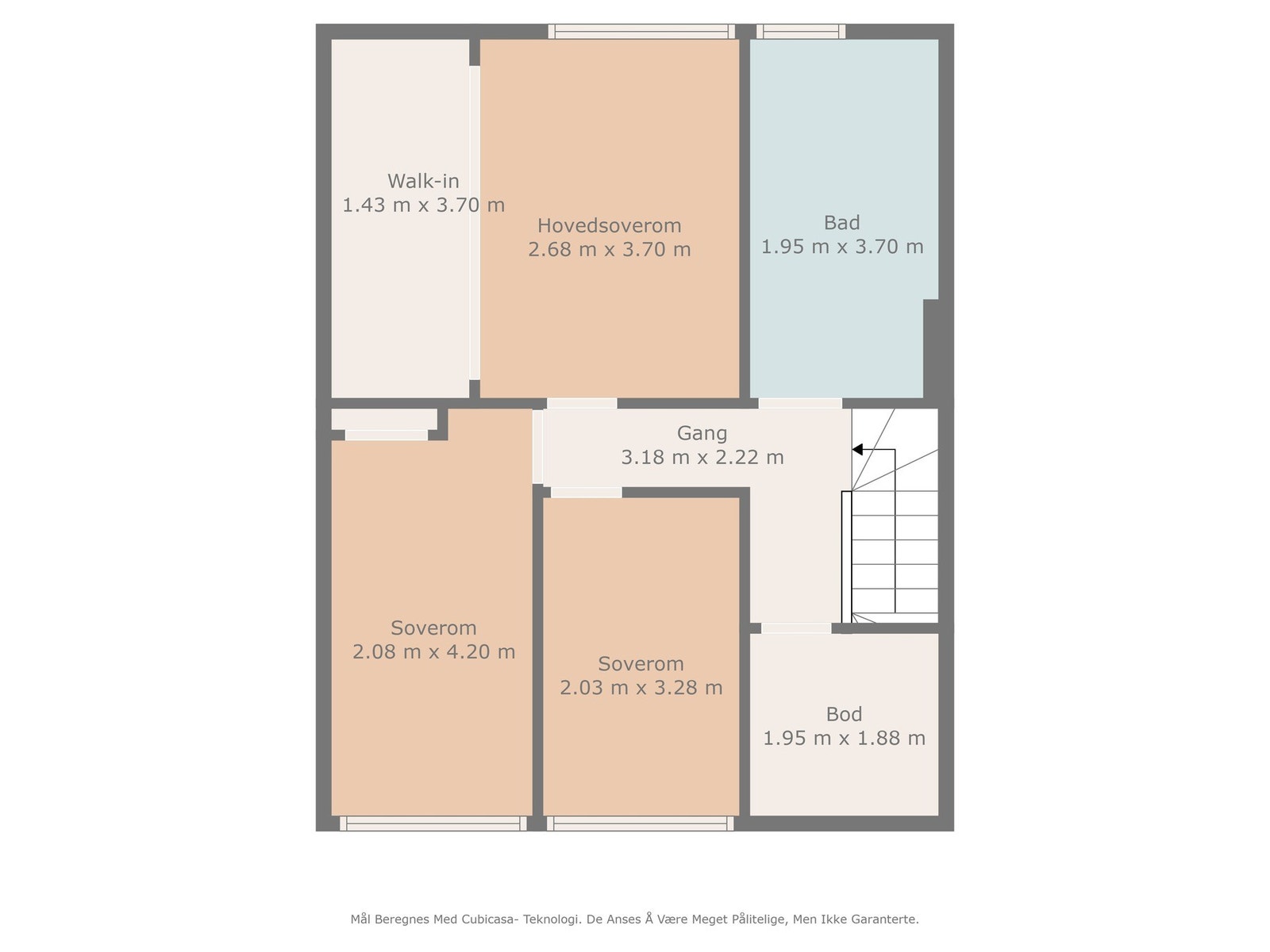 Plantegning 2. etasje Galleribilde