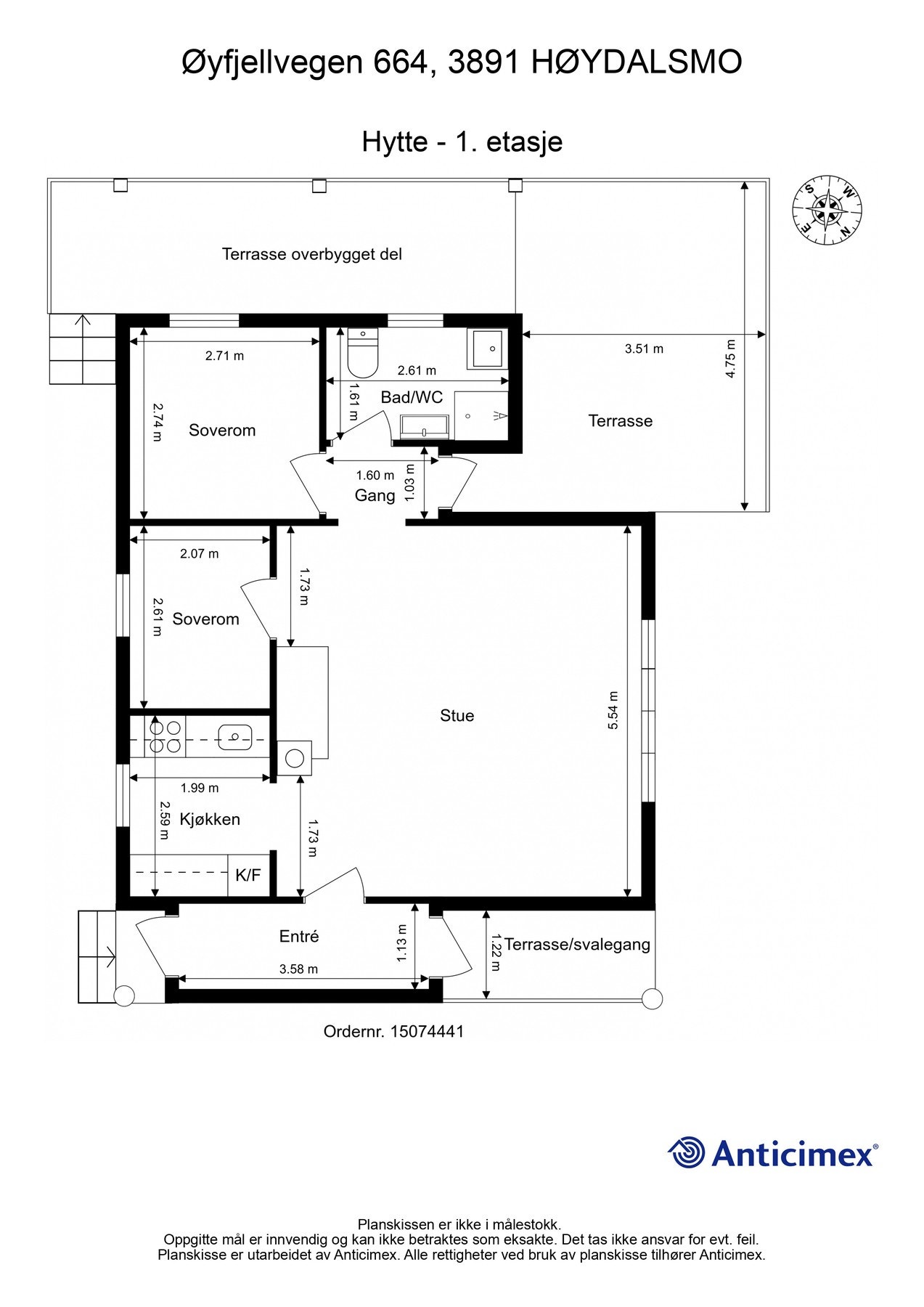 Plantegning Galleribilde