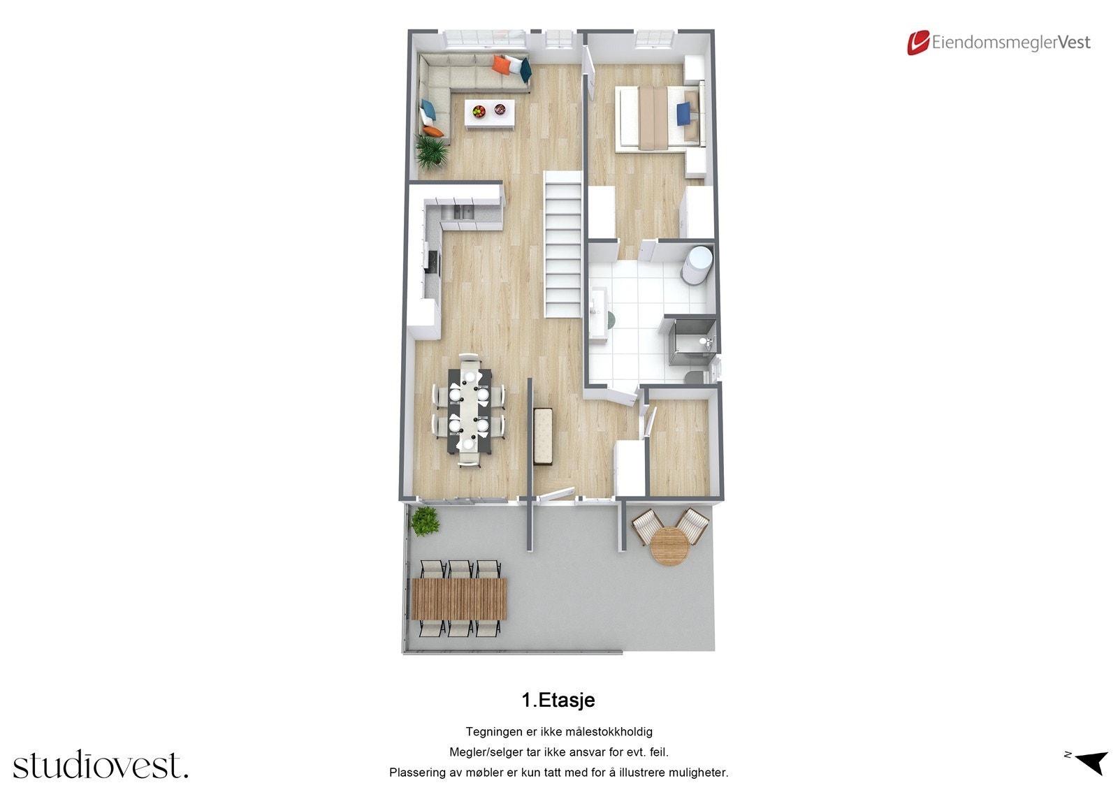 Planskisse Galleribilde