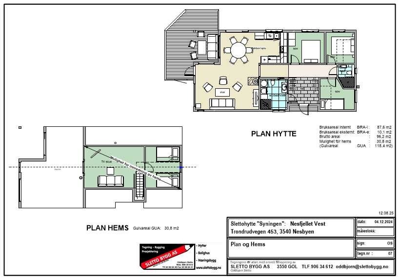 Plan 1 inkl hems Galleribilde