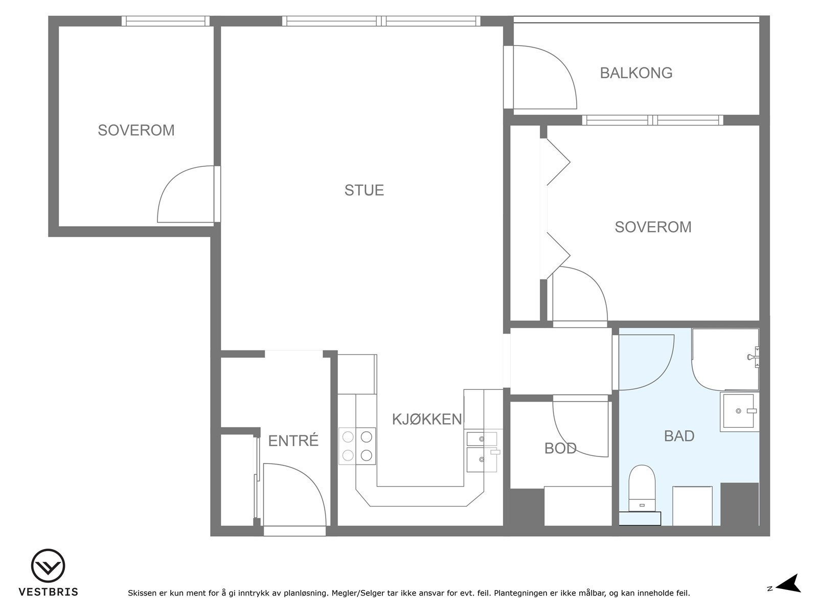 Plantegning - 2. etasje Galleribilde
